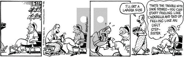 Betty on Thursday October 26, 2000 Comic Strip