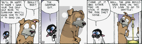 Get Fuzzy on Monday December 24, 2012 Comic Strip