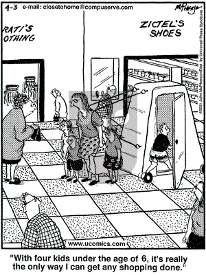 Close to Home on Tuesday April 3, 2001 Comic Strip
