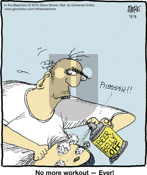 In the Bleachers on Tuesday February 17, 2015 Comic Strip