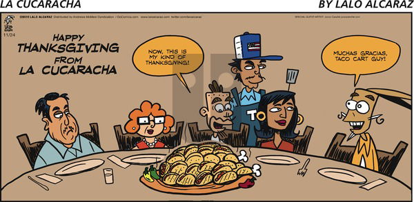 La Cucaracha - Sunday November 24, 2019 Comic Strip