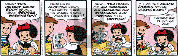 Nancy on Wednesday March 9, 2016 Comic Strip