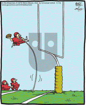 In the Bleachers on Wednesday November 16, 2016 Comic Strip