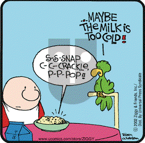 Ziggy on Thursday April 18, 2002 Comic Strip