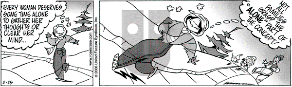Rose is Rose on Saturday February 25, 2006 Comic Strip