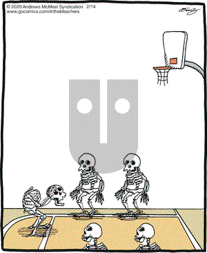 In the Bleachers on Friday February 14, 2020 Comic Strip