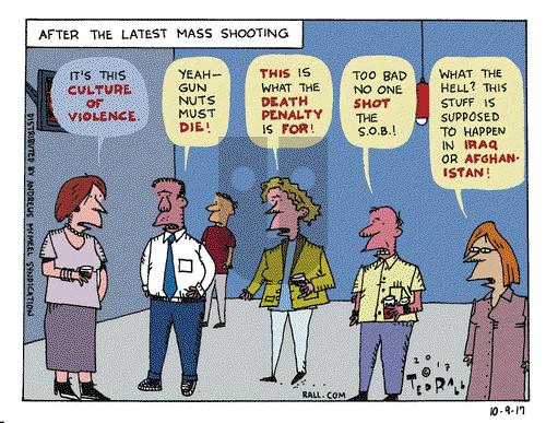 Ted Rall on Monday October 9, 2017 Comic Strip