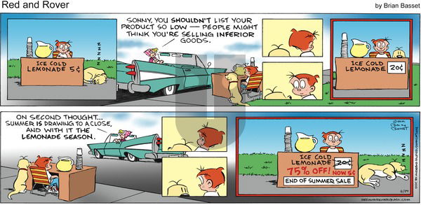 Red and Rover on Sunday August 29, 2021 Comic Strip