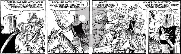 Alley Oop on Wednesday October 11, 1972 Comic Strip