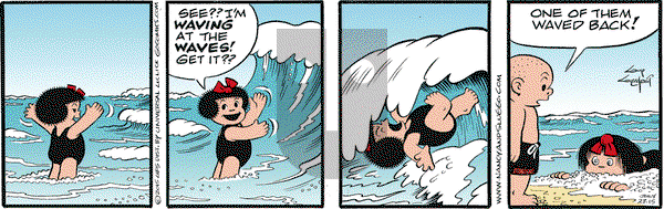 Nancy on Monday July 27, 2015 Comic Strip