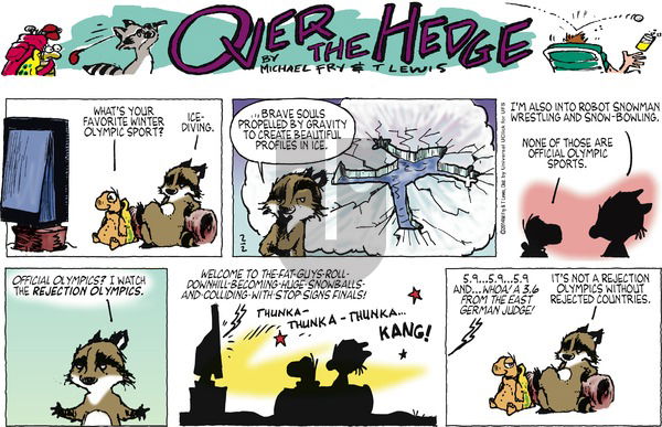 Over the Hedge on Sunday February 2, 2014 Comic Strip