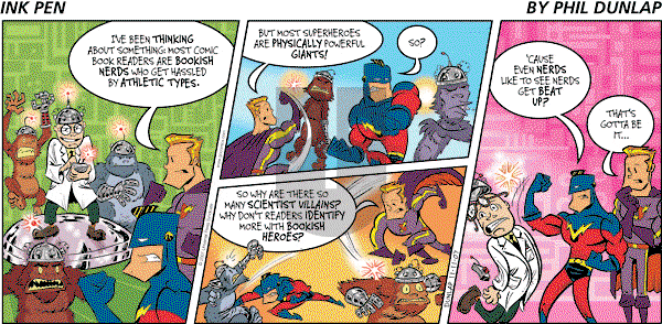 Ink Pen - Sunday November 11, 2007 Comic Strip
