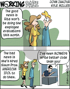 Working Daze on Monday May 31, 2004 Comic Strip