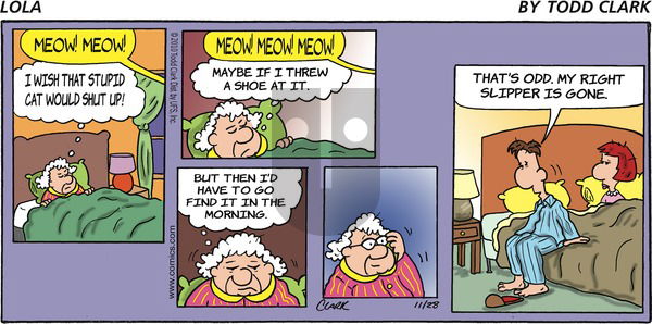 Lola on Sunday November 28, 2010 Comic Strip