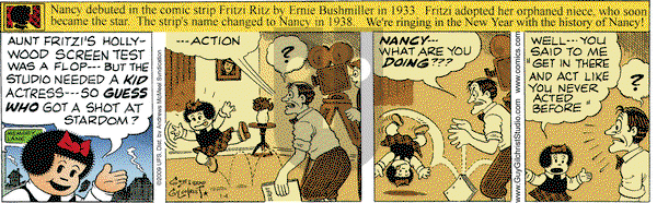 Nancy on Thursday January 4, 2018 Comic Strip