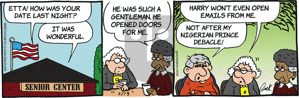 Lola on Thursday February 13, 2020 Comic Strip