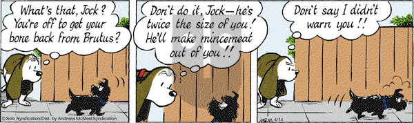 Fred Basset on Friday April 14, 2017 Comic Strip