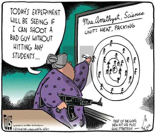 Tom Toles on Friday February 23, 2018 Comic Strip
