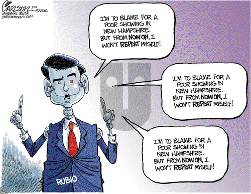 Stuart Carlson on Wednesday February 10, 2016 Comic Strip