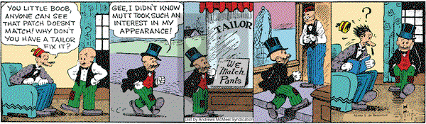Mutt & Jeff on Tuesday August 19, 2025 Comic Strip