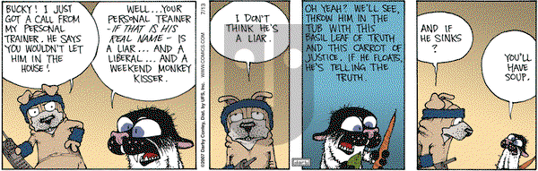 Get Fuzzy on Friday July 13, 2007 Comic Strip