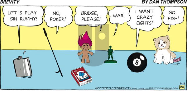 Brevity on Sunday August 16, 2015 Comic Strip