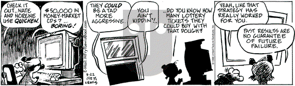 Over the Hedge on Friday March 22, 1996 Comic Strip