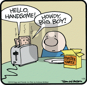 Ziggy on Monday January 28, 2019 Comic Strip