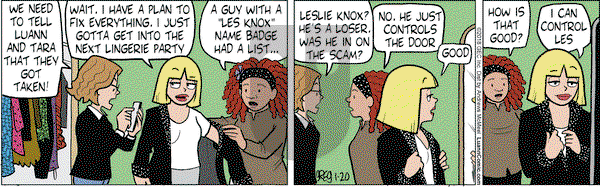 Luann on Saturday January 20, 2018 Comic Strip