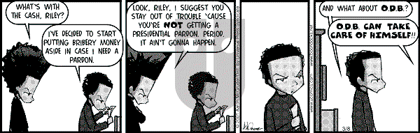 The Boondocks on Thursday October 9, 2008 Comic Strip