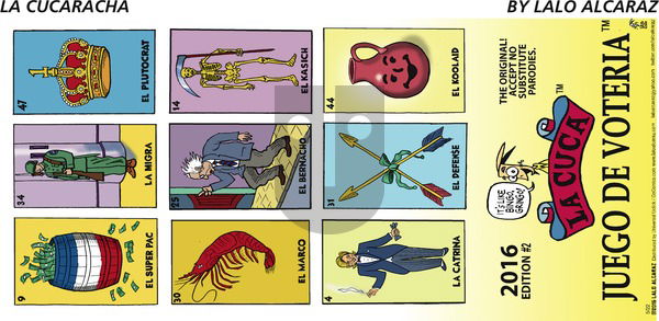 La Cucaracha on Sunday May 22, 2016 Comic Strip