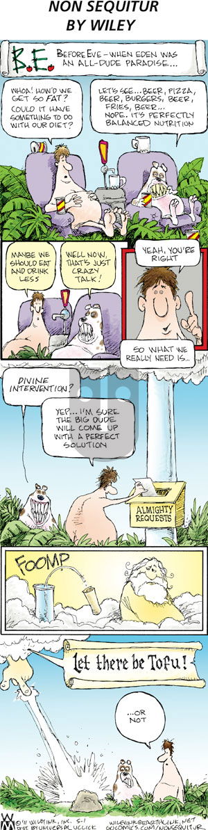 Non Sequitur on Sunday May 1, 2011 Comic Strip
