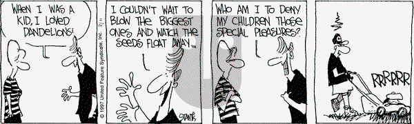 The Buckets on Friday July 11, 1997 Comic Strip