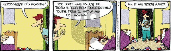 The Buckets on Tuesday December 4, 2012 Comic Strip