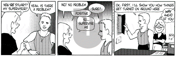 Luann on Monday August 7, 2000 Comic Strip