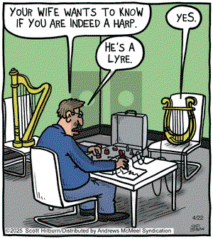The Argyle Sweater on Tuesday April 22, 2025 Comic Strip