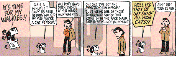 Pooch Cafe on Saturday March 18, 2006 Comic Strip