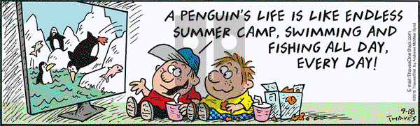 Frank and Ernest on Wednesday September 18, 2019 Comic Strip