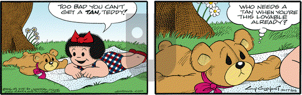 Nancy on Thursday July 7, 2016 Comic Strip