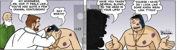 Alley Oop on Saturday November 23, 2013 Comic Strip