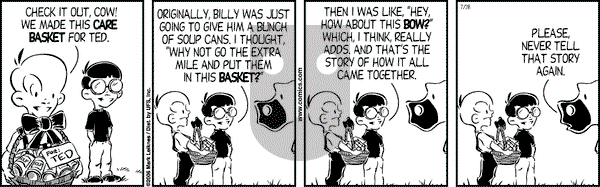 Cow and Boy Classics on Friday July 28, 2006 Comic Strip
