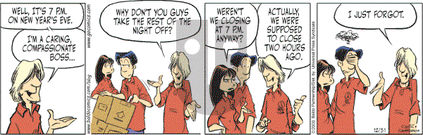 Baldo on Wednesday December 31, 2008 Comic Strip
