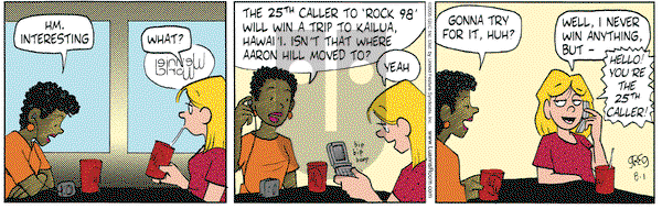 Luann on Monday August 1, 2005 Comic Strip