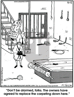 Close to Home on Wednesday April 15, 1998 Comic Strip