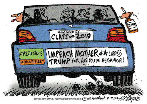 Henry Payne on Monday January 7, 2019 Comic Strip