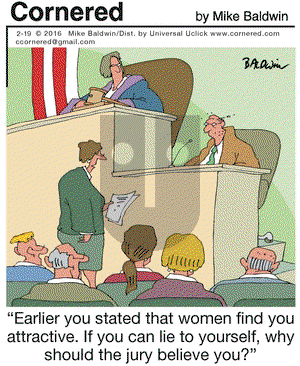 Cornered on Friday February 19, 2016 Comic Strip