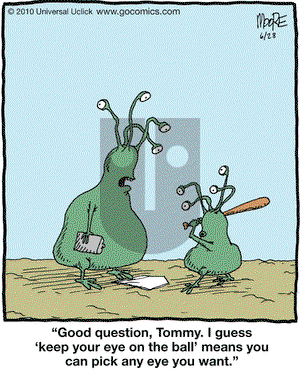 In the Bleachers on Monday June 28, 2010 Comic Strip