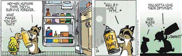 Over the Hedge on Thursday July 24, 2014 Comic Strip