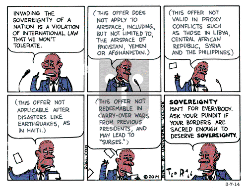 Ted Rall on Friday March 7, 2014 Comic Strip