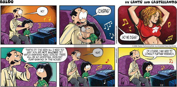 Baldo on Sunday July 2, 2006 Comic Strip